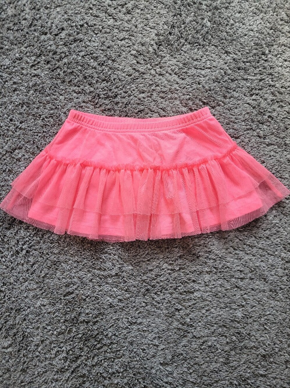 Jumping BeanGirls Hot Pink Tulle Layered Skirt Size 24 Months